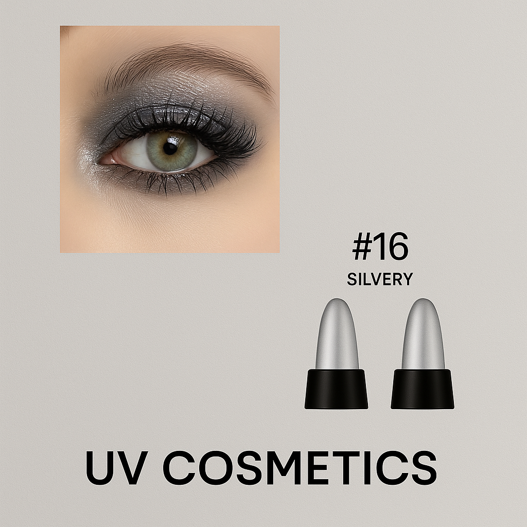 UV COSMETICS Mother-of-Pearl Glitter Eyeliner – Waterproof, Long-Lasting