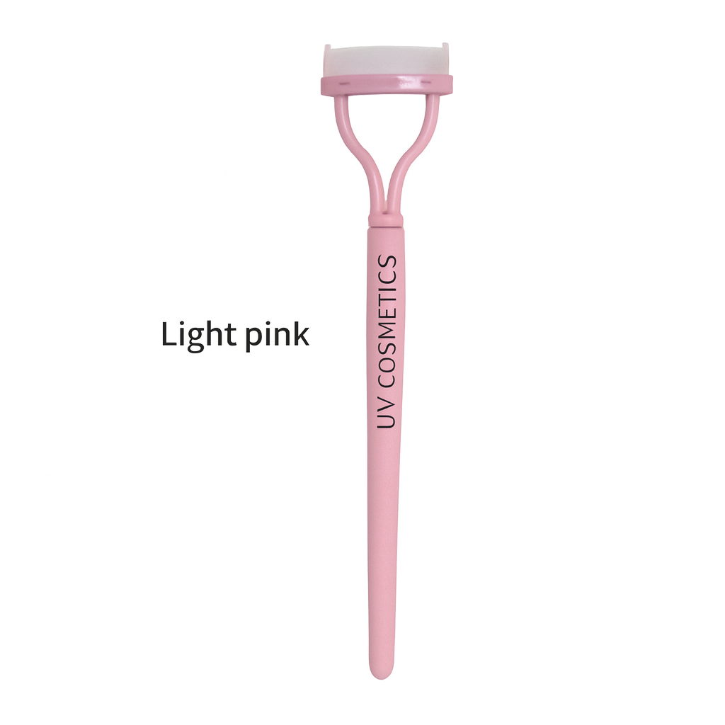 UV COSMETICS Eyelash Separator – Stainless Steel Metal Teeth Mascara Comb & Straight Lash Curler