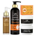 UV Skincare Set – Collagen Serum, Carrot Collagen Oil, Dark Spot Corrector & Carrot Soap