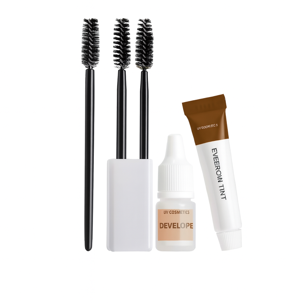 UV COSMETICS Eyebrow Tint Essentials Kit – Professional Brow Coloring Tools